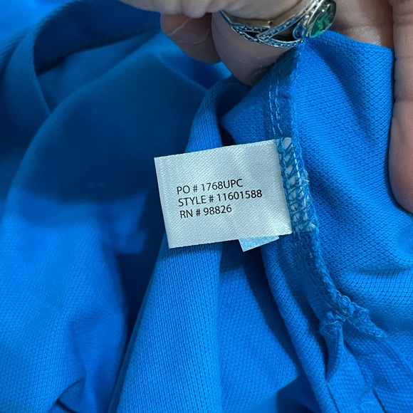 NWT Len’s Size Large U.S.POLO ASSN Short-sleeve Polo Shirt Logo Embroidered Blue - Picture 12 of 14